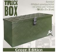 Scatola per Strumento Verde Cassetta degli attrezzi Scatola di Alluminio trucky