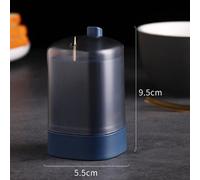 Scatola per Stuzzicadenti Dispenser Popup Automatico Porta Stuzzicadenti Facile da Usare per la di Casa, la Sala da Pranzo, Realizzato in Resistente Materiale PP (BLUE)