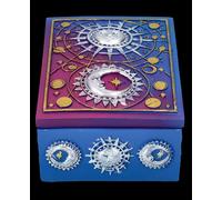 Scatola Per Tarocchi - Astrologia Viola - Contenitore Per Rituali Magia Regalo