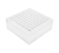 Scatola per Tubi da Laboratorio 100 Posti in Plastica per 1,8/2/5/10 Ml | Scomparti Numerati, Chiusura Ermetica, Protezione Dalla Polvere, per Gestione Ordinata in Ricerca e Didattica