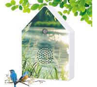 Scatola per uccelli che cantano - Rilassante Rumore naturale con sensore di movimento Timer | Scatola chirurgica fatta a mano in legno, casa, camera da, giardino, spa, yoga, meditazione, viaggi
