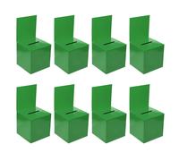 Scatola per voto 8Pz con coperchio rimovibile e pannello, verde