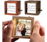 Scatola personalizzata di animazione di vibrazione con la luce, album personalizzato della manovella con l'immagine, regalo personalizzato per il fidanzato romantico