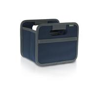 Scatola Pieghevole salvaspazio con Manici e Uno Scomparto con Tasche Elastiche in Rete, Portata: 30 kg., Poliestere, Marine/Einfarbig, 16x12x14 cm