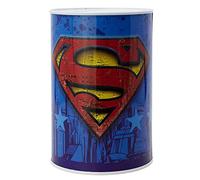 SCATOLA PIGGY IN METALLO CON ICONA SUPERMAN Stor