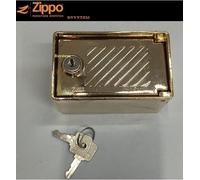 SCATOLA PORTA APPARECCHI oro CHIUSINO BLINDATO ESTERNO ZIPPO 2064/O