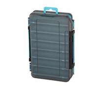 Scatola porta-attrezzi da pesca con 12-14 celle, for esche, ami, attrezzi, accessori for carpe e wobbler(Blue Large)