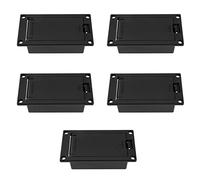 Scatola porta batteria per pickup per chitarra, 5 pezzi, PP3, pannello da 9 V, custodia per ricevitore batteria per chitarra e basso, accessori di ricambio neri