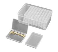 Scatola Porta Carte - Contenitore Trasparente Per Mazzi, Scatola Quadrata Trasparente Per Carte Collezionabili Parti Hardware Per Gioielli Collezione Artigianale Raccolta Sport Viaggi Affari Custodia