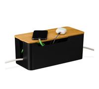 Scatola Porta Cavi Contenitore Prese 2 Ciabatte HLP: 13x31x14 cm Box Portacavi
