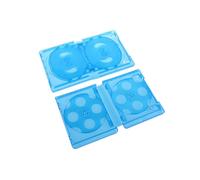 Scatola Porta CD Custodia per CD da 10 Pezzi Custodia per CD In Plastica A Doppia Faccia Custodia per CD per Auto Custodia per DVD Addensata, Bianca