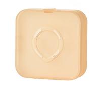 Scatola Porta Cosmetici, Trasparente giallo | Materiale in polipropilene, Contenitore da Parete, Conservazione quotidiana, Per acquirenti pratici