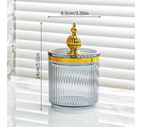 Scatola porta cotton fioc Dispenser porta batuffoli di cotone per comò