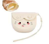 Scatola Porta Dentiera, Porta Apparecchio Denti, Scatola di Ritegno Custodie Ortodontiche, Dental Box Portaprotesi in Silicone, Custodia Bite Dentale