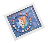 Scatola Porta Dentini da Latte Cornice Foto, ABS | Ricordo per Memorie, Conserva anche Ciocche di Chioma, Regalo per Bambini