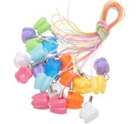Scatola Porta Dentini in Plastica, 20 Pezzi, Orsetto | Ragazzo Ragazza e Design Tenero e Affettuoso, Conserva Ricordi Preziosi, Confezione Pratica da 20 Pezzi Colore Casuale