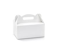 Scatola Porta Dolci Bianco Porta Torte Regali Nozze Matrimoniocf da 10 pezzi