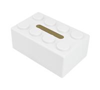 Scatola porta fazzoletti creativa da parete con design a blocchi di costruzione
