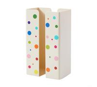 Scatola porta fazzoletti per superfici metalliche sicure, montaggio in plastica, bianco, 23,3 x 8,9 x 5,7 cm, salvaspazio, per frigorifero da cucina (adesivo)