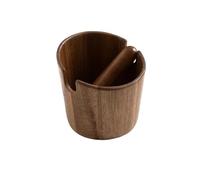 Scatola porta fondi di caffè in legno di acacia di alta qualità, facile da trasportare, rimovibile, accessori for caffè, hotel, uso domestico