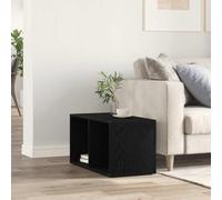 Scatola Porta LP Rovere Nero 71x34x36 cm