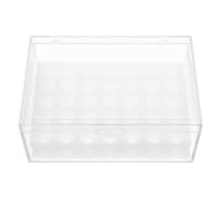 Scatola Porta Medicinali Opaca in Plastica, Uso Domestico e Viaggio | Design Schermante Dalla Luce, Formato Cubico con Coperchio, Contenitore Quadrato per Casa e Spostamenti