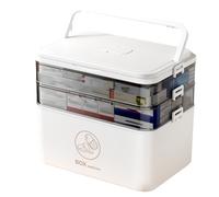 Scatola Porta Medicine Portatile per la Casa e I Viaggi X4S29200