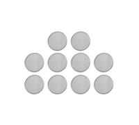 Scatola porta monete plastica trasparente 10 capsule con guarnizione anello inte