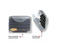 scatola porta mosche finte appendi mosca pesca scatolina box magnetica trota