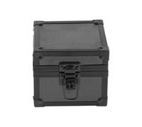 Scatola porta orologi con un solo scomparto for uomo cuscino, custodia da viaggio for, organizer for gioielli ricordo per l'organizzazione degli orologi(Pure Black)