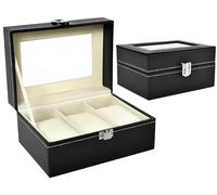 Scatola Porta Orologi Scatola per Orologi Con 3 6 10 12 Scomparti Organizer