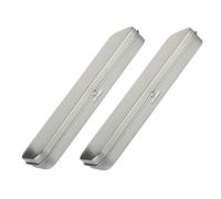 Scatola Porta Penne in Latta Argento, 2 Pezzi, Astuccio Multifunzione
