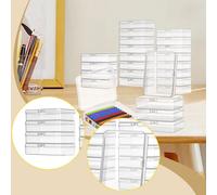 Scatola Porta Perline con Coperchio, 24 Pezzi, per Pastelli, Cerchietti, Bottoni