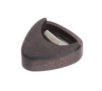 Scatola Porta Plettri L805 Marrone a Forma di Cuore per Chitarra | Adesivo Posteriore, per Plettro Standard, Accesso Rapido Durante L'esecuzione