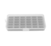 Scatola Porta Rocchetti da Cucire in Plastica 30 Scomparti per Bobine | Organizzatore Semplice, Formato Compatto, Uso Pratico per Accessori da Cucito