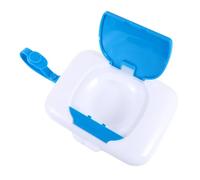 Scatola Porta Salviette Umidificate Portatile 1 Pezzo Blu in Pp | Compatta e Antipolvere, per Passeggino e Uso Outdoor, Formato Adatto per Ragazzo Ragazza