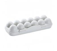 Scatola Porta Uova con 18 Scomparti Custodia Protettiva in Plastica per Uso Viag