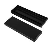 Scatola Porta Vetrini da Microscopio 10 Posti in Plastica | Trasparente, Coperchio, per Vetrini Istologici e Campioni Preparati, 1 Pezzo, 30x9,8x3,6cm