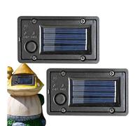 Scatola Portabatterie Di Ricambio Per Lampada Solare - 2 Pezzi Per Esterno Impermeabile Automatico | Sostituzione Batteria Lampada Solare Domestica,Da Esterno Giardino Cortile Sentiero Patio Prato Dec
