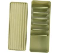 Scatola portacavi con coperchio, organizer multi-griglia per caricabatterie, cavi di alimentazione e gestione della polvere, verde