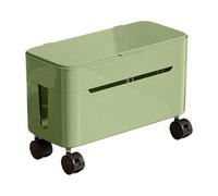 Scatola portacavi con ruote, soluzione per organizzare e gestire i cavi, deposito tecnologico da tavolo per casa, dormitori, stazioni di gioco, supporti TV, scrivanie per computer, affittuari e creato