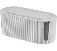 Scatola portacavi, contenitore for prese, organizer for la gestione dei cavi, custodia di sicurezza for casa e stanza(White)