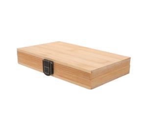 Scatola Portacolori Portatile con 36 Scomparti e Coperchio Magnetico | Acquerelli Solidi e Pastiglie, Plastica Interna Sagomata, Bordi Rialzati, per Studenti e Lezioni D'arte