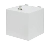 Scatola portaconfetti in acrilico opaco chiudibile a chiave/160 x 160 mm/scatola acrilica/scatola di rilascio/scatola d'azione/con 2 cerniere e chiavi