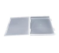 Scatola Portadocumenti A4 Portatile Progetto Portatile Per Custodia Scatola Plastica Trasparente 12 X 8 8 Pollici Per Scrivania Da Ufficio File Lettera Organiz Archiviazione Trasparente Con