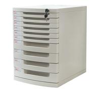 Scatola Portadocumenti Con Serratura Da Scrivania, Cassetto Portadocumenti Da 4 A 12 Strati Con Chiave Per Ufficio Finanziario E Casa, Archivio Fatture Formato Lettera/A4(10-layersB)