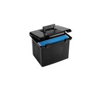 Scatola portadocumenti portatile Pendaflex nera 11H x 14 L x 11-1/8 P 41742
