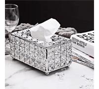 Scatola portafazzoletti in cristallo di stile nordico, internet, per il soggiorno di lusso, contenitore di carta igienica minimalista per la casa, decorazione per il bagno, organizzatore per il bagno,