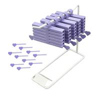 Scatola Portafogli per Trasferimento Foil - Set da 16 Pezzi in Custodia Portatile Stampata in 3D con Base | Contenitore per Trasferimento Unghie | per Manicure Salone Casa Matrimonio Spa Estetista Fes