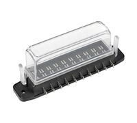 Scatola portafusib. lamellari alta imper. 10 posti - 1 PZ Osculati - 14.100.84